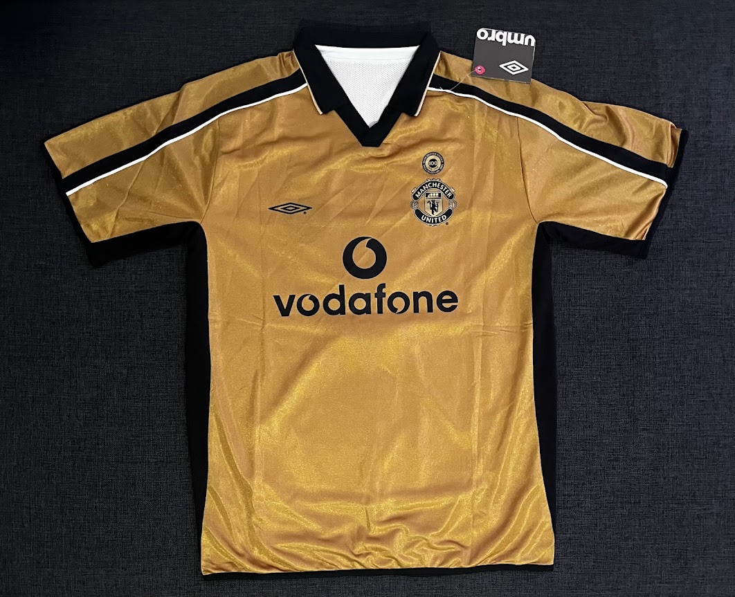 Man. United 2001 centenario Doble tela.