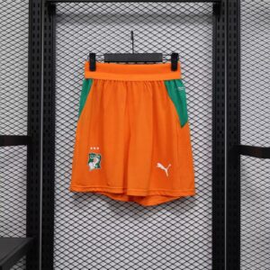 Short Costa de Marfil titular 2026. Versión jugador